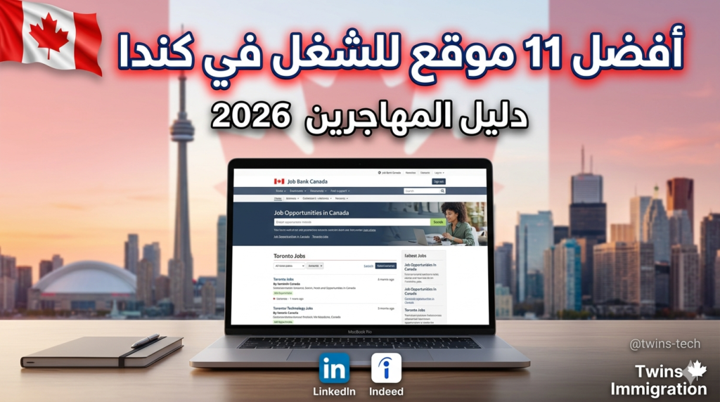أفضل 11 موقع للبحث عن العمل في كندا 2026 | دليل المهاجرين